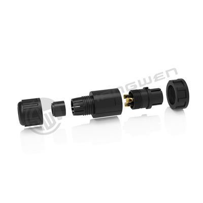 Mini IP67 Waterproof Connector Electrical 3 Pin Female Plug Connector