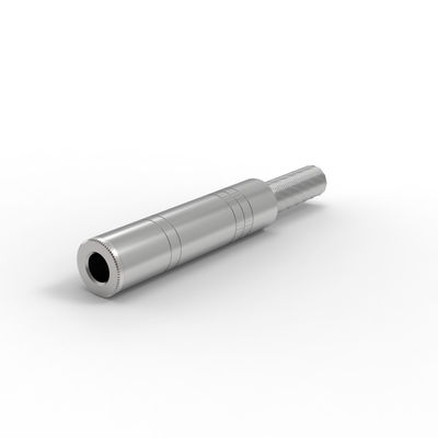 Custom 6.35 mm Jack Plug Female Metal Lightweight 	250V For Audio