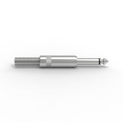 2A 50V 1/4 Inch Male Jack Connector Electrical Solder Termination