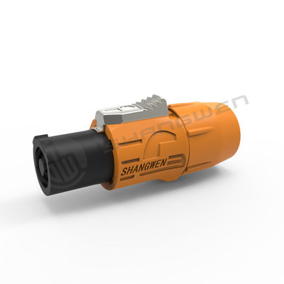Stable Plastic Waterproof Power Connector Industrial Male Powercon