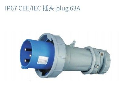 Industrial Electronics Accessories IP67 Waterproof Couplers for Outdoor CEE/IEC Plugs