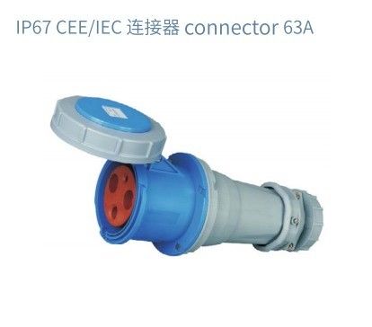 Industrial Electronics Accessories IP67 Waterproof Couplers for Outdoor CEE/IEC Plugs