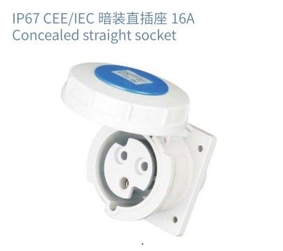 Industrial Electronics Accessories IP67 Waterproof Couplers for Outdoor CEE/IEC Plugs