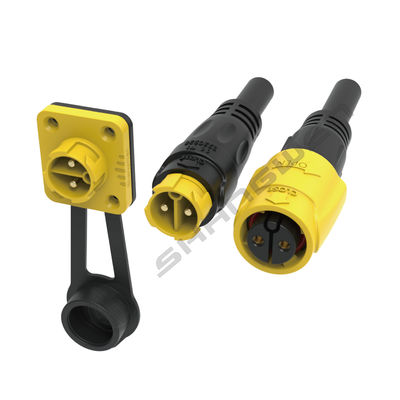 Industrial 2 Pin Connector Outdoor M19 Female Connector Electrical