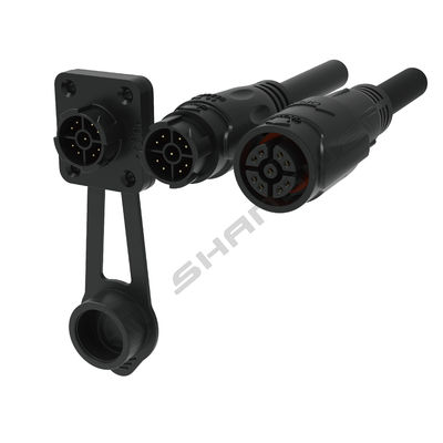 Industrial 9 Pin Waterproof Connector Male Socket IP67 Connector
