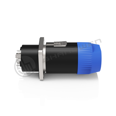 IP40 Metal Custom Screw-type Terminals Latch Lock Cable Round Female Plug 40A 50A 8 Pin Loudspeaker Connector OEM ODM