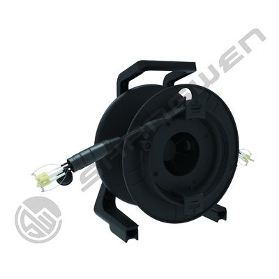 OM2/OM3/OM4 Fiber Category TPU Armored Jumper LC FC SC ST Multimode Fiber Optic CL3 Network Cable Cores in Black for Your