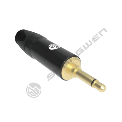 Metal 6.35 mm 6.35mm 1/4" Inch Mono Jack Male Plug, 2-Pole - Pack of 2, Plastic Grip Repair Jack TS Solder Audio Cable Connector