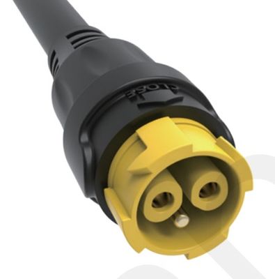 M19 Series Push-pull Self-locking Yellow Connection Industrial 3 Pin Female Male Plug  Power Connector