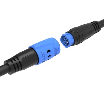 M19 Series Push-pull Self-locking Connection Industrial IP65 3 Pin Female Male Plug Power Connector