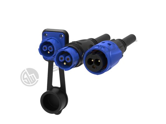 M19 Series Push-pull Self-locking Connection Industrial IP65 3 Pin Female Male Plug Power Connector