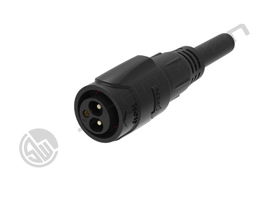 M19 Series Push-pull Self-locking Black Connection Industrial 3 Pin Female Male Plug Power  Connector M19 Male Female 3 Pin