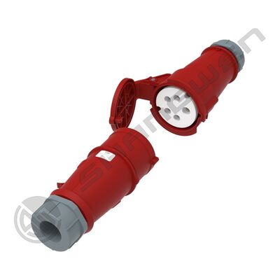 IP44 Industrial 5Pin 32A  Red Socket Male Female Plug Coupler  IP44 Industrial Socket 5P  220-380V Female Male Socket