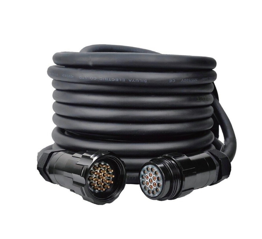 Custom 19-Pin Socapex Stage Lighting Extension Cable Copper Wire
