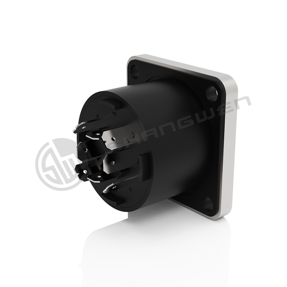 Quick Lock Rugged Durable 8 Pore 8 Pin Male Socket Chassis Speaker ...