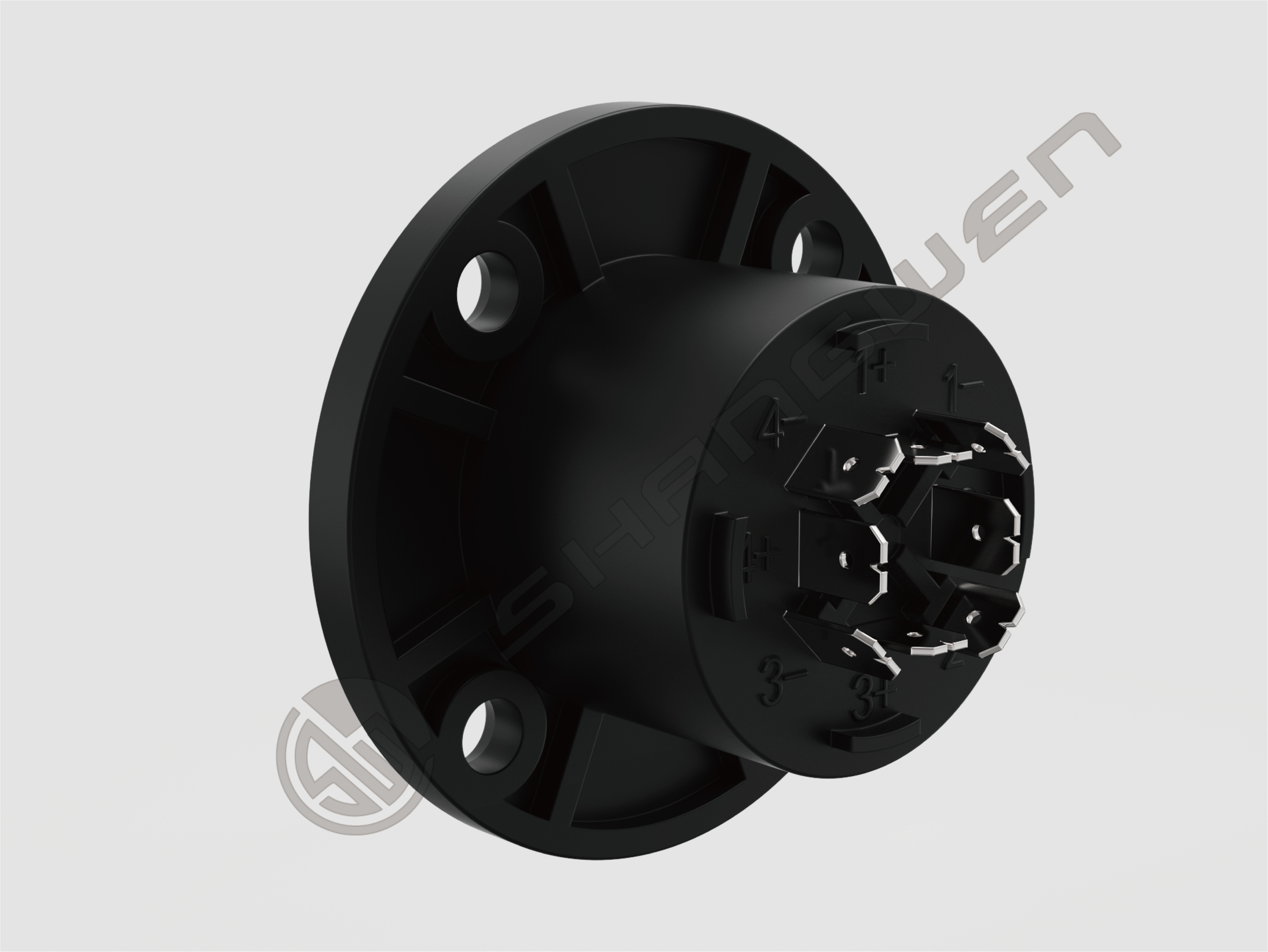 Quick Lock Rugged Durable 8 Pore 8 Pin Male Socket Chassis Industrial ...