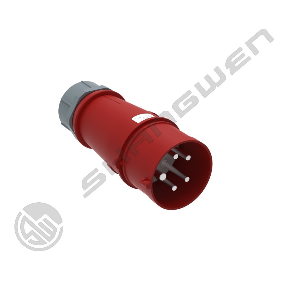 IP44 Industrial 5Pin 32A Red Socket Male Female Plug Coupler IP44 ...