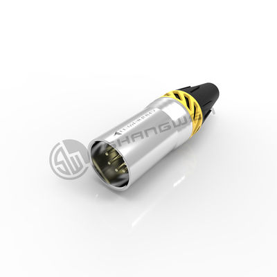 Mini XLR 5 Pin Connector Outdoor Male And Female Plug Connector Waterproof
