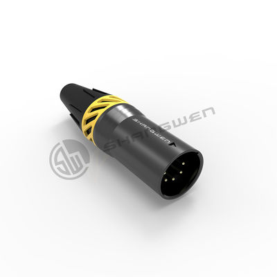 Mini XLR 5 Pin Connector Outdoor Male And Female Plug Connector Waterproof