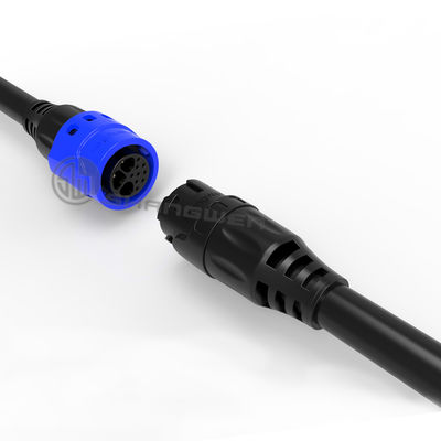 M19 waterproof Connector Self Locking Industrial  Female Connector 3+9 PinSignal power integrated