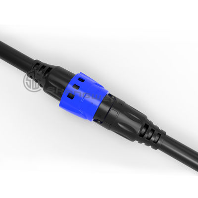 M19  Power Connector IP67 Self Locking Industrial 5 Pin Female Connector