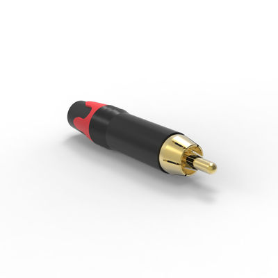 50V 16A RCA Audio Connector Metal RCA Male Connector Waterproof