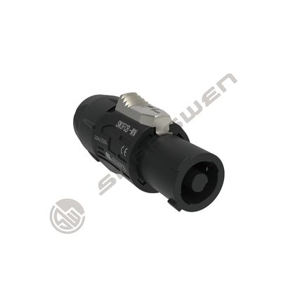 CQC、CE、UL Waterproof Powercon Plug Black Connector 250v 20A