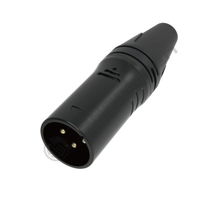 3 Pin XLR Male Connector Waterproof DMX Thread Coupling Audio Video Connector Female Socket for Outdoor