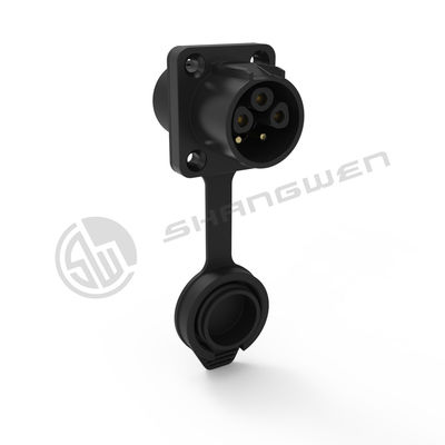 IP67 Waterproof Male Female Power Connector Precision PBT Material