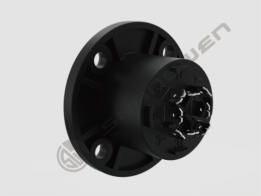 Quick Lock Rugged Durable 8 Pore 8 Pin Male Socket Chassis Industrial Electronics Accessories Loudspeaker Connector Types