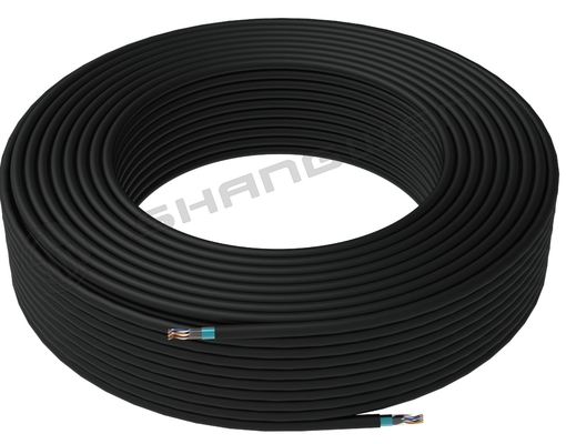 Cat6a Cable Network UTP Cat6 Cat6a Cable and Connectors CAT6A Flat Patch Cord UTP 4 Pairs 30AWG Stranded Copper Cable