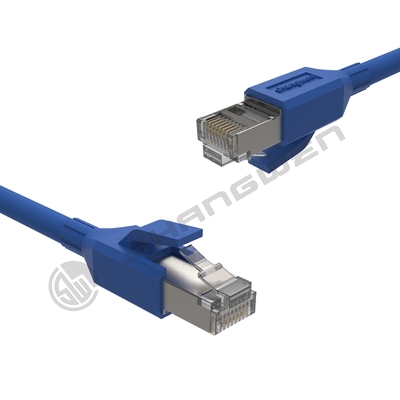 Blue Rj45 CAT6A SFTP  Ethernet  Network Cable Internet 4pair CE UL multiple copper twist 100% oxygen-free copper Black CAT6A