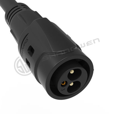 M19 Series Push-pull Self-locking Black Connection Industrial 3 Pin Female Male Plug Power  Connector