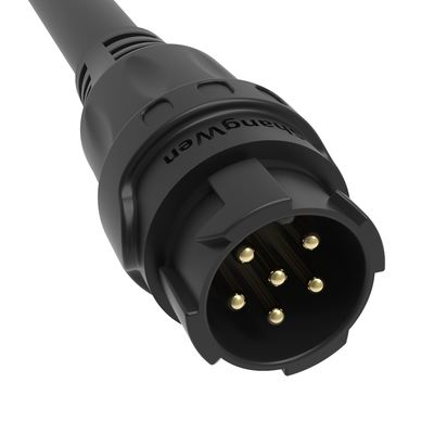 M19 Series Push-pull Self-locking Connection Industrial 6 Pin Male  Female Plug Power  Connector