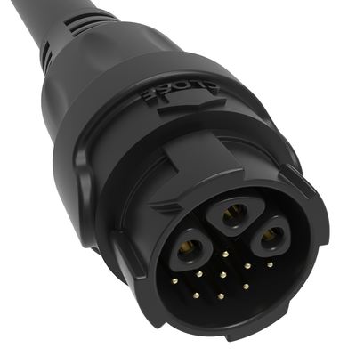 M19 Series Push-pull Self-locking Black Connection Industrial 3+9  Pin Female Male Plug  Power Signal Connector
