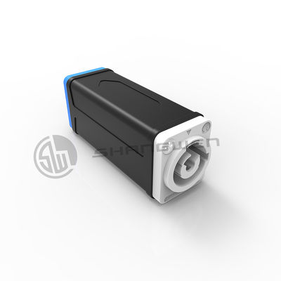 Customized China Indoor Locking 3 Pole Male Powercon Connector for Cable Wire