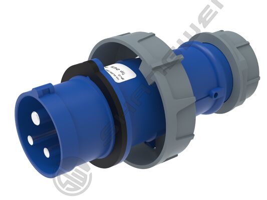 IP44 Industrial CEE/IEC Industrial Plug Connector 16A 6H 250V  Dustproof  2P+E Industrial Socket 3P Female Male Plug