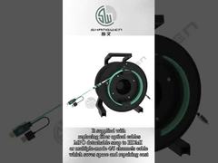 Armored 4K/8K OM4 pure fiber cable 